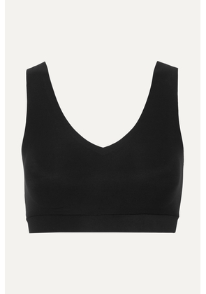 Chantelle - Soft Stretch Cropped Jersey Top - Black - XS/S,M/L,L/XL,XL/XXL