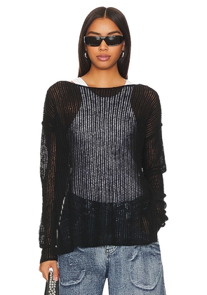 Free People Wednesday Cashmere Sweater in Black. Size XS.