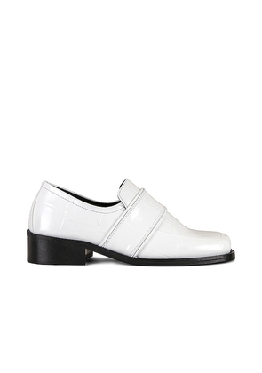 BY FAR Cyril Loafer in White. Size 41.