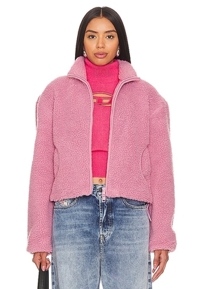 Diesel Chibi Jacket in Pink. Size M, S, XL, XS, XXS.