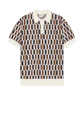 Bound Messina Polo in Brown. Size M, S, XL/1X.