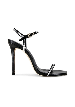 Larroude Love Crystal Heel in Black. Size 7, 7.5, 8, 8.5, 9.
