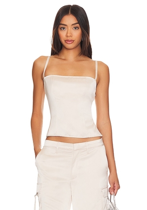 LIONESS Butterfly Corset in Cream. Size M, XXL.