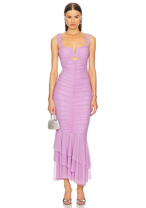 Michael Costello x REVOLVE Hilary Gown in Purple. Size S.