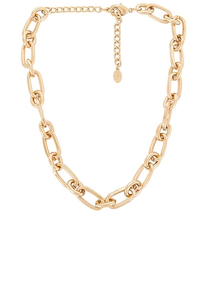 8 Other Reasons Off The Chain Choker in Metallic Gold.