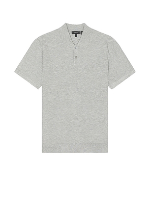 Theory Goris Sweater Polo in Grey. Size M, S, XL.