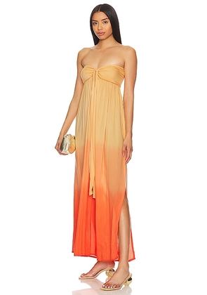 Tiare Hawaii x REVOLVE Mele Maxi Dress in Orange. Size S/M.