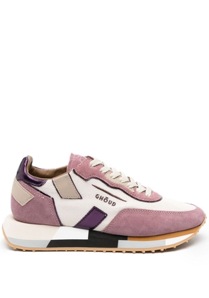 GHŌUD Rush panelled suede sneakers - Pink