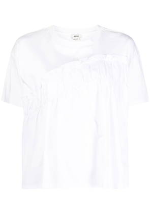 Jason Wu ruched cotton T-Shirt - White