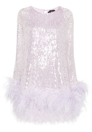 Taller Marmo Vegas sequinned minidress - Purple