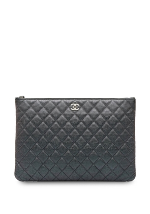 CHANEL Pre-Owned 2019 O Case clutch bag - Green
