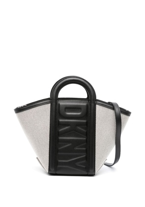 DKNY Tessa logo-embossed crossbody bag - Neutrals