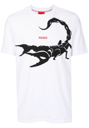 HUGO graphic-print cotton T-shirt - White