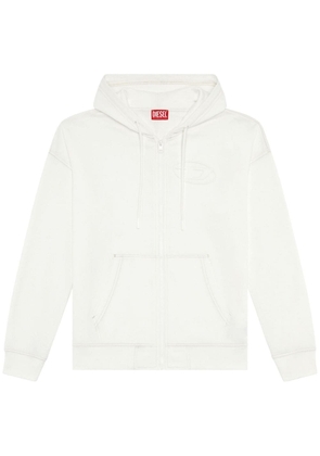 Diesel S-Roby-Hood-Zip-N1 hoodie - White