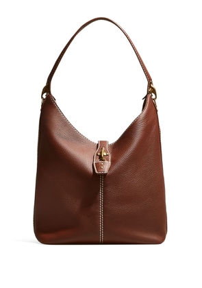 Fay leather tote bag - Brown