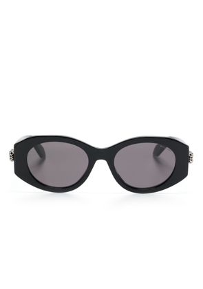 Bvlgari oval-frame sunglasses - Black
