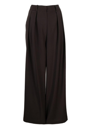 The Frankie Shop Ripley pleated tailored trousers - Brown