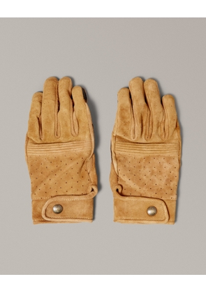 Belstaff Montgomery Glove Men's Goatskin Suede Sand Size M
