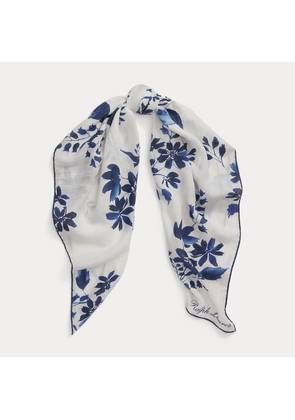 Floral Textured Square Scarf