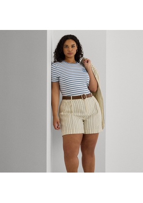 Curve - Striped Pleated Short