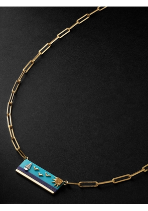 Yvonne Léon - Gold Multi-Stone Pendant Necklace - Men - Gold