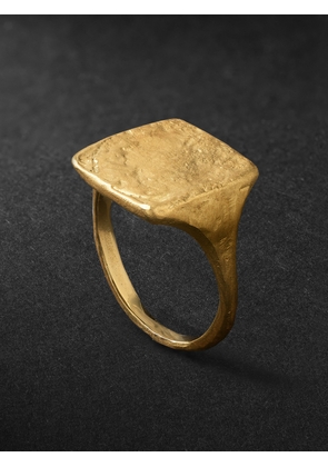 Elhanati - Tokyo Gold Signet Ring - Men - Gold - 56