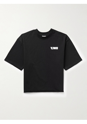 Y,IWO - Logo-Print Cotton-Jersey T-Shirt - Men - Black - S