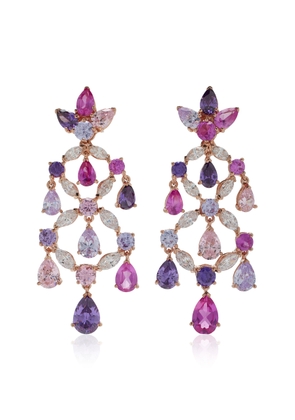 Anabela Chan - Rose Amethyst Earrings - Multi - OS - Moda Operandi - Gifts For Her