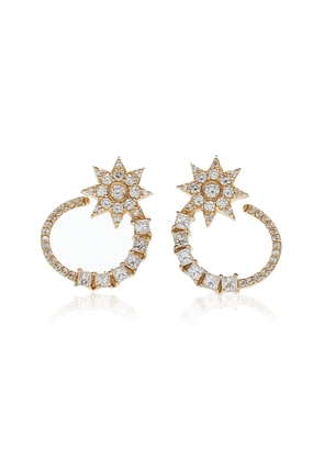 Colette Jewelry - Shooting Star 18K Yellow Gold Diamond Earrings - Gold - OS - Moda Operandi - Gifts For Her