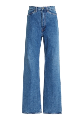 Made In Tomboy - Jey Rigid High-Rise Wide-Leg Jeans - Dark Wash - 26 - Moda Operandi