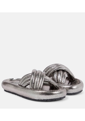 Isabel Marant Niloo snake-effect leather sandals