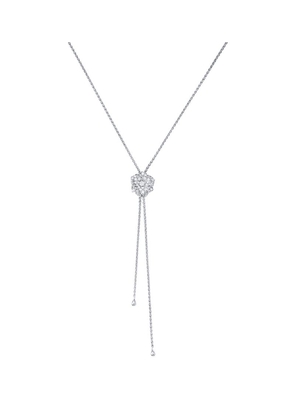 Piaget White Gold And Diamond Rose Pendant Necklace