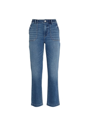 Paige Mayslie Straight Ankle Jeans