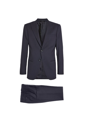 Giorgio Armani Stretch-Wool Single-Breasted Two-Piece Suit