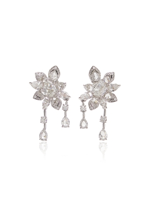 Harakh - Cascade 18K White Gold Diamond Earrings - White - OS - Moda Operandi - Gifts For Her