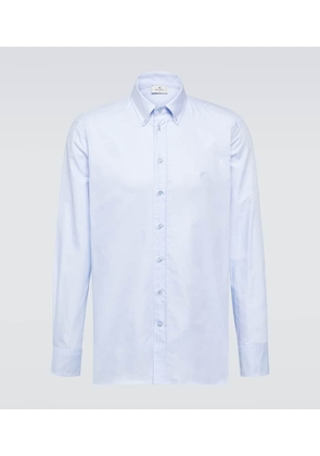 Etro Logo cotton Oxford shirt