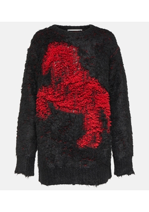Stella McCartney Wool-blend jacquard sweater