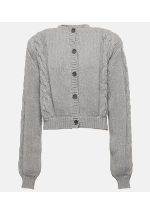 Magda Butrym Cable-knit cashmere cardigan