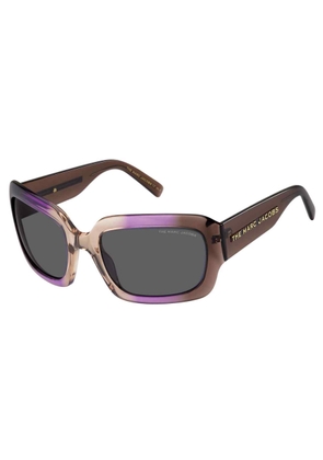 Marc Jacobs Grey Rectangular Ladies Sunglasses MARC 574/S 0E53/IR 59