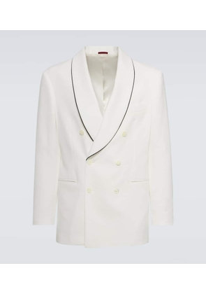 Brunello Cucinelli Cotton tuxedo jacket