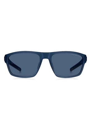 Tommy Hilfiger Blue Rectangular Mens Sunglasses TH 1978/S 0FLL/KU 60