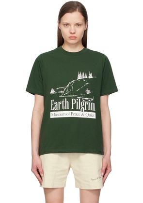Museum of Peace & Quiet Green 'Earth Pilgrim' T-Shirt