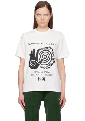 Museum of Peace & Quiet White 'Mano Curativa' T-Shirt