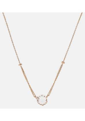 Bucherer Fine Jewellery 18kt rose gold necklace with morganite and diamonds