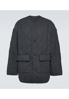 The Frankie Shop Ted quilted wool-blend jacket