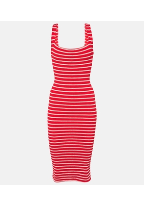 Hunza G Striped minidress