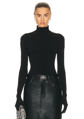 Balenciaga Gloves Sweater in Black - Black. Size S (also in ).