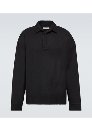 The Frankie Shop Dennis polo woven sweater