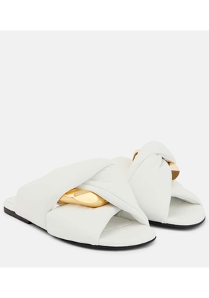 JW Anderson Chain Twist leather sandals