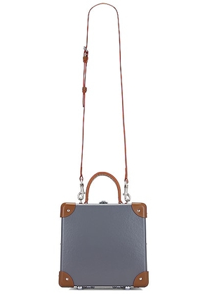 Globe-Trotter The London Square Bag 20x20x11cm in Grey & Caramel - Grey. Size all.